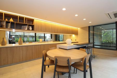 Studio para alugar com 24m², 1 quarto e sem vagaÁrea gourmet