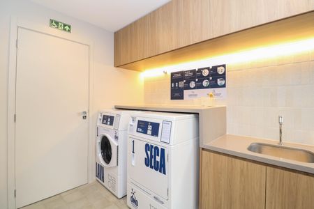 Studio para alugar com 24m², 1 quarto e sem vagaLavanderia