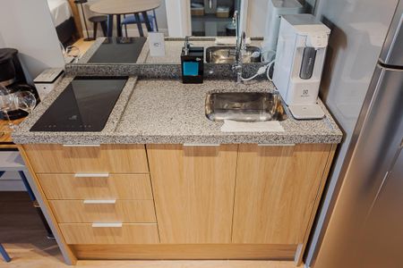 Studio à venda com 25m², 1 quarto e sem vagaCozinha