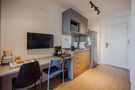 Studio à venda com 25m², 1 quarto e sem vagaCozinha