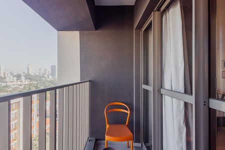 Studio à venda com 25m², 1 quarto e sem vagaVaranda