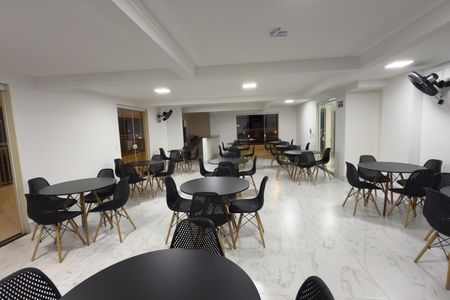 Apartamento para alugar com 64m², 2 quartos e 1 vagaÁrea comum - Salão de festas