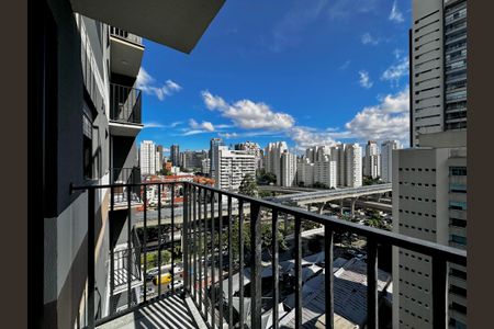 Apartamento para alugar com 27m², 1 quarto e sem vagaSacada