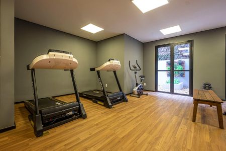 Apartamento para alugar com 24m², 1 quarto e sem vaga Apartamento para alugar com 24m², 1 quarto e sem vagaÁrea Comum - Academia