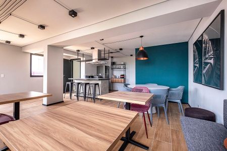 Apartamento para alugar com 24m², 1 quarto e sem vaga Apartamento para alugar com 24m², 1 quarto e sem vagaÁrea Comum - Salão de Festas