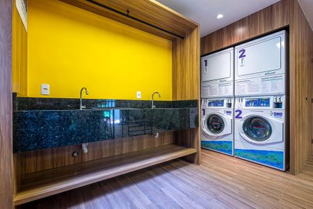 Apartamento para alugar com 24m², 1 quarto e sem vaga Apartamento para alugar com 24m², 1 quarto e sem vagaÁrea Comum - Lavanderia