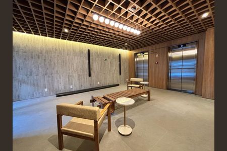 Studio à venda com 40m², 1 quarto e 1 vagaHall social