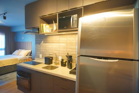 Studio para alugar com 28m², 1 quarto e sem vagaCozinha