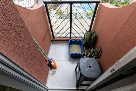 Apartamento à venda com 55m², 2 quartos e 1 vagaVaranda do Quarto 1