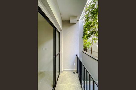 Studio à venda com 44m², 1 quarto e sem vagaVaranda