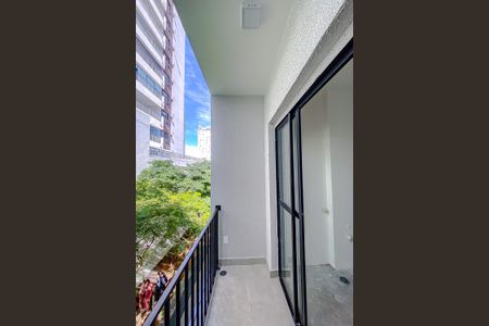Studio à venda com 61m², 1 quarto e sem vagaVaranda