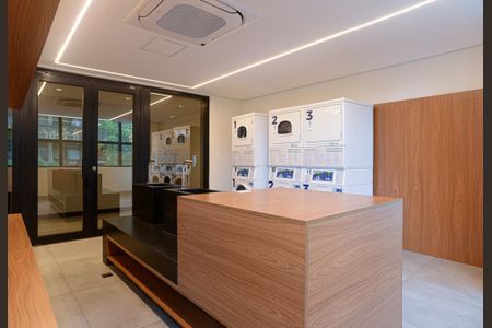 Studio à venda com 25m², 1 quarto e 1 vagaLavanderia