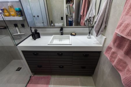 Apartamento à venda com 137m², 4 quartos e 3 vagasBanheiro da Suíte 3