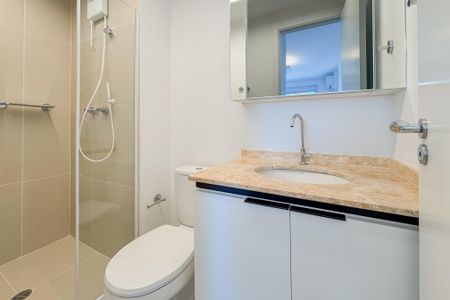 Apartamento à venda com 33m², 1 quarto e sem vagaBanheiro da Suíte