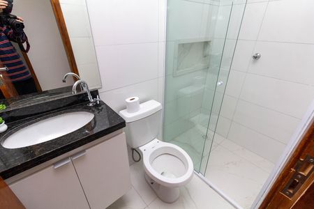Banheiro Social de apartamento à venda com 2 quartos, 35m² em Chácara Califórnia, São Paulo