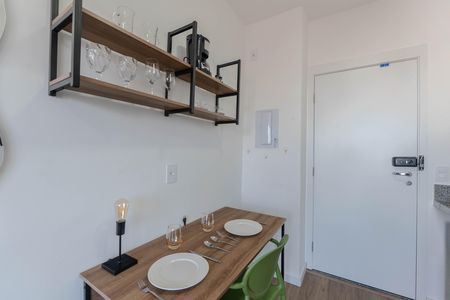 Studio para alugar com 21m², 1 quarto e sem vaga Studio para alugar com 21m², 1 quarto e sem vagaCozinha