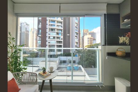 Studio para alugar com 26m², 1 quarto e sem vaga Studio para alugar com 26m², 1 quarto e sem vagaVaranda