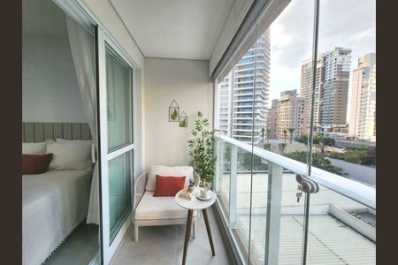 Studio para alugar com 26m², 1 quarto e sem vaga Studio para alugar com 26m², 1 quarto e sem vagaVaranda