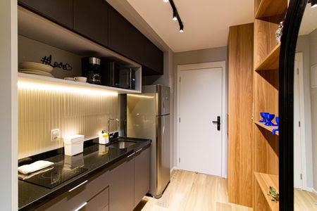 Studio para alugar com 25m², 1 quarto e sem vagaCozinha