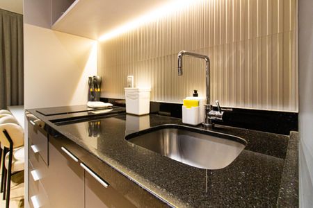 Studio para alugar com 25m², 1 quarto e sem vagaCozinha