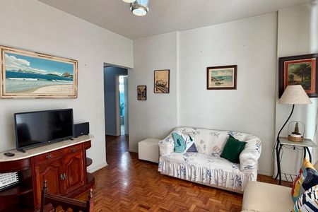 Sala de apartamento para alugar com 2 quartos, 112m² em Gonzaga, Santos