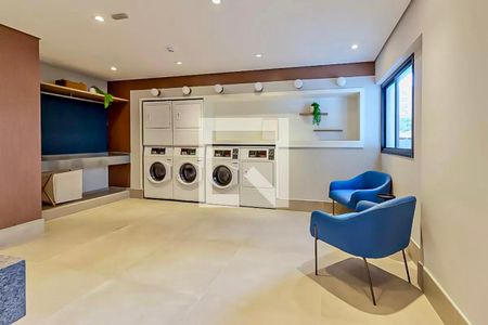 Studio à venda com 26m², 1 quarto e sem vagaLavanderia