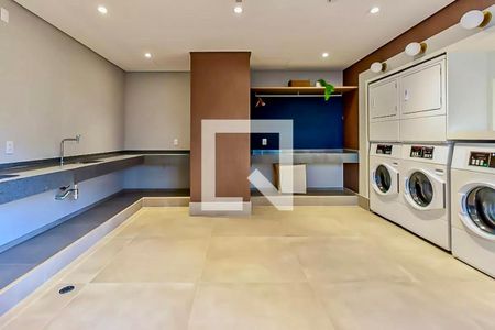 Studio à venda com 26m², 1 quarto e sem vagaLavanderia