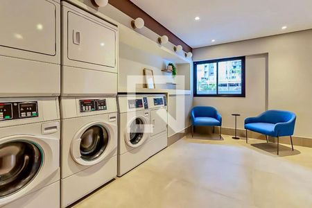 Studio à venda com 26m², 1 quarto e sem vagaLavanderia