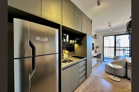 Studio à venda com 26m², 1 quarto e sem vagaCozinha
