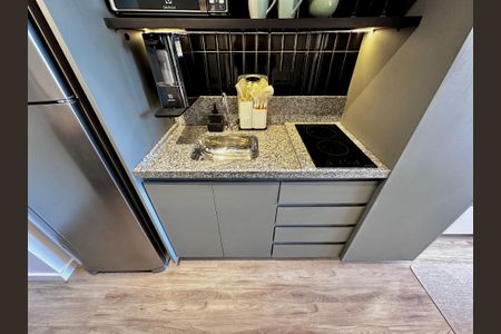 Studio à venda com 26m², 1 quarto e sem vagaCozinha