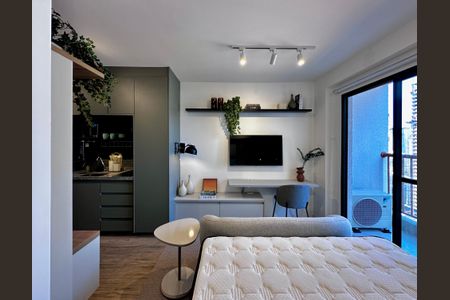 Studio à venda com 26m², 1 quarto e sem vagaStudio