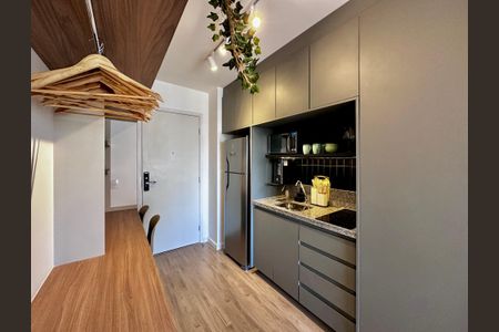 Studio à venda com 26m², 1 quarto e sem vagaCozinha