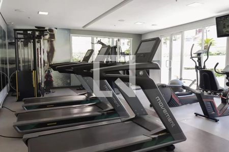 Studio para alugar com 34m², 1 quarto e 1 vaga Studio para alugar com 34m², 1 quarto e 1 vagaÁrea comum - Academia