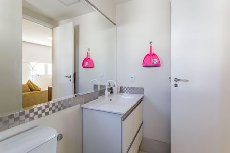 Studio para alugar com 34m², 1 quarto e 1 vaga Studio para alugar com 34m², 1 quarto e 1 vagaBanheiro