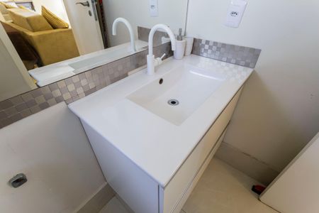 Studio para alugar com 34m², 1 quarto e 1 vaga Studio para alugar com 34m², 1 quarto e 1 vagaBanheiro