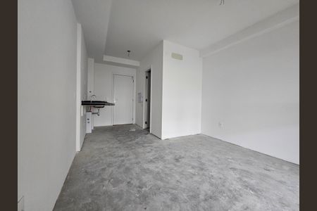 Cozinha - Sala de apartamento à venda com 1 quarto, 30m² em Jardim das Acacias, São Paulo