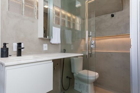 Studio para alugar com 39m², 1 quarto e sem vaga Studio para alugar com 39m², 1 quarto e sem vagaBanheiro