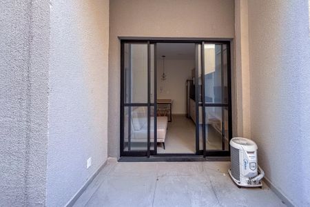Studio para alugar com 38m², 1 quarto e sem vagaVaranda