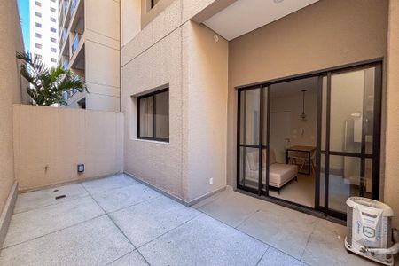 Studio para alugar com 38m², 1 quarto e sem vagaVaranda