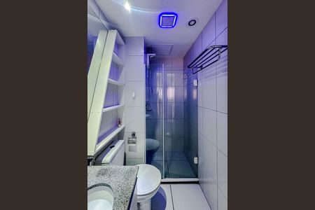 Apartamento para alugar com 32m², 1 quarto e sem vagaBanheiro da Suíte