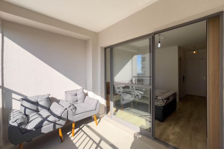 Studio para alugar com 30m², 1 quarto e sem vagaVaranda