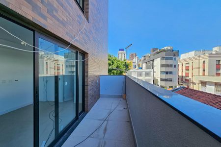 Varanda da Sala de apartamento à venda com 2 quartos, 108m² em Gutierrez, Belo Horizonte