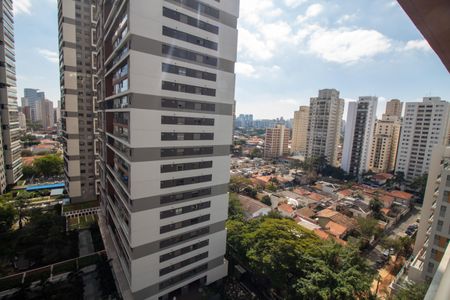 Varanda - Vista de kitnet/studio à venda com 1 quarto, 43m² em Cidade Monções, São Paulo