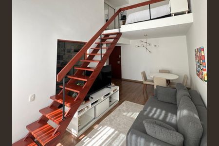 Apartamento para alugar com 49m², 1 quarto e 1 vaga Apartamento para alugar com 49m², 1 quarto e 1 vagaSala