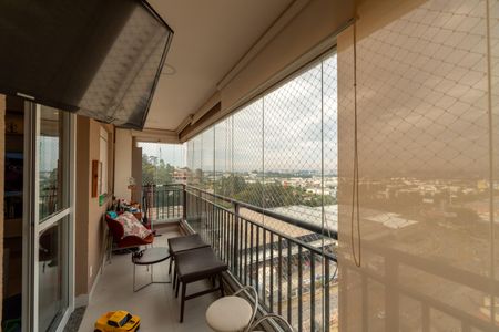 Apartamento à venda com 109m², 3 quartos e 2 vagasVaranda da sala