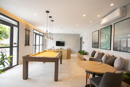 Studio para alugar com 27m², 1 quarto e sem vaga Studio para alugar com 27m², 1 quarto e sem vagaÁrea comum - Sala de Jogos