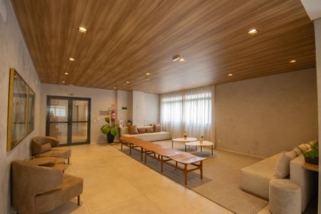 Studio para alugar com 27m², 1 quarto e sem vaga Studio para alugar com 27m², 1 quarto e sem vagaÁrea comum - Salão de festas