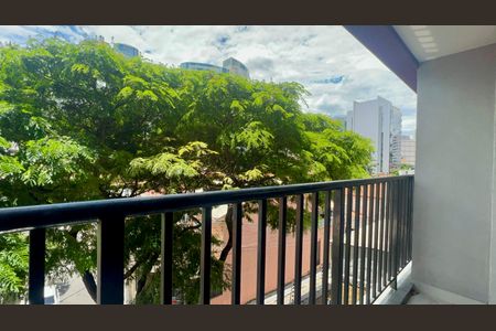 Sacada do Studio de kitnet/studio à venda com 1 quarto, 26m² em Pinheiros, São Paulo