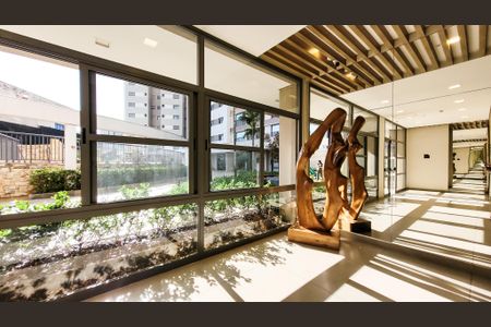 Apartamento à venda com 86m², 2 quartos e 2 vagasHall social