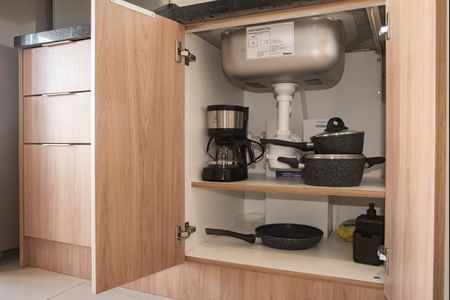 Studio à venda com 21m², 1 quarto e sem vagaCozinha